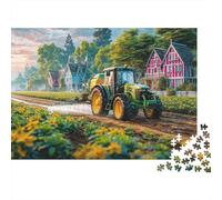 Trattore spruzza campos 1000 Pieces Recycled Board Stil scen agr Puzzles for Adults Challenging Puzzle Full Size Poster Museum-quality Print 70x50cm/1000pcs