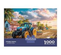 Trattore strada Rompicapo 1000 Pezzi In Stile fattoria carta Premium, Un Puzzle Per Enigma Ultra Difficile, Ideale Per Indoor Leisure Puzzle, Il Miglior Regalo Per Gli Amanti Dei Puzz