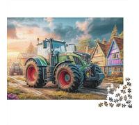 Trattore sulla strada di campagna Arte della scena della fattoria Pezzi Puzzle Cartone Spesso Stimolante Anniversario Ufficio Donne Pausa Perfetto Attività Dopo La Scuola Difficile 70x50cm/1000pcs