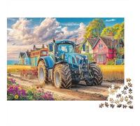 Trattore sulla Strada Sterrata Puzzle - 500 Piece Rural Farm Landscape Style Gioco Mentale, Sfida Rilassante & Decorazione Casa Premium (Per Tutti 12+ Anni)