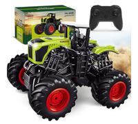 Trattore telecomandato, 1:16 Trattore rc, 2,4 GHz Monster Truck Telecomando, Auto telecomandata con luce, 8 canali, giocattolo a partire da 3 4 6 anni, terreno complesso facile da passare