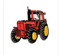 trattore - Toppe termoadesive Patch Toppa ricamate, misura: 7,3 x 7,5 cm