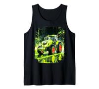 Trattore Verde e Rosso Agricoltore Agricoltura Canotta