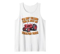 Trattore Voce Sarcastico Farmer Big Mouth Attitude Canotta