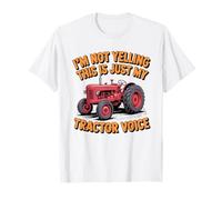 Trattore Voce Sarcastico Farmer Big Mouth Attitude Maglietta