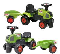 Trattorino a pedali FALK CLAAS AXOS 310 con rimorchio per bambini da 1 anno