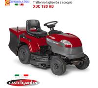 Trattorino Tagliaerba a Scoppio CASTELGARDEN Motore Benzina 586CC Rasaerba 98cm