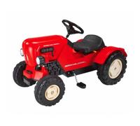 Trattrino a pedali BIG Porsche Diesel Junior nero/rosso 3-6 anni