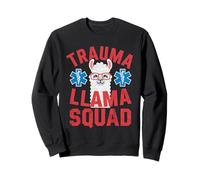 Trauma Llama Squadra Llama Costume Paramedico Felpa