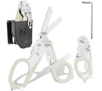 Trauma Shears - Stainless Steel Emergency Response Folding Scissors With sheath, Multi-Function Tool for Outdoor Camping Tools