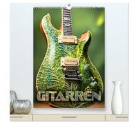 Traumhafte Gitarren (hochwertiger Premium Wandkalender 2026 DIN A2 hoch), Kunstdruck in Hochglanz: Unvergleichliche Gitarren in einzigartigem Design, geboren aus der Fantasie