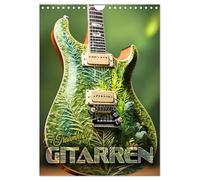 Traumhafte Gitarren (Wandkalender 2026 DIN A4 hoch), CALVENDO Monatskalender: Unvergleichliche Gitarren in einzigartigem Design, geboren aus der Fantasie