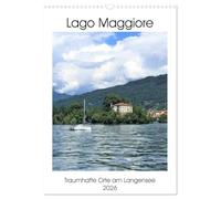 Traumhafter Lago Maggiore (Wandkalender 2026 DIN A3 hoch), CALVENDO Monatskalender: Die schönsten Orte am Langensee