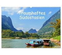 Traumhaftes Südostasien (Wandkalender 2026 DIN A2 quer), CALVENDO Monatskalender: Eine Bilderreise durch eine traumhafte Landschaft in Thailand, Laos und Kambodscha.