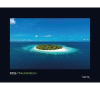 Trauminseln - KUNTH Wandkalender 2026: Hochwertiger, bildstarker Kalender mit Spiralbindung im Großformat