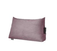 Traumnacht Cozy Cuscino schienale lettura, 70 x 40 cm, Rosa, Rivestimento in morbido cord sfoderabile, tasca laterale, Oeko-Tex, Qualità tedesca