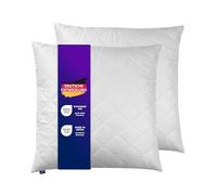 Traumnacht Cozy Set di 2 Cuscini con Rivestimento in Morbida Microfibra, Cuscini Certificati Oeko-Tex con Cerniera, 80 x 80 cm, Prodotto secondo standard di qualità tedeschi