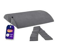 Traumnacht Cuscino ortopedico per schiena/lombare con visco con anima in schiuma viscoelastica e rivestimento in micropeluche delicato sulla pelle, certificato Öko-Tex, prodotto secondo gli standard