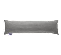 Traumnacht Cuscino per chi dorme sul fianco, in comoda fodera in corda, grigio pietra, peso imbottitura 1430 grammi con chiusura lampo, 40 x 200 cm, lavabile, sviluppato in Germania