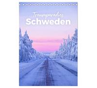 Traumparadies Schweden (Tischkalender 2026 DIN A5 hoch), CALVENDO Monatskalender: Entdecken Sie die unberührte Natur, historische Städte und lebendige Kultur Schwedens.
