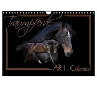 Traumpferde-ART-Collection (Wandkalender 2026 DIN A4 quer), CALVENDO Monatskalender: Traumhafte Pferdefotografien im "Black-Studio-Design", die Sie in Ihren Bann ziehen werden
