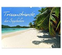 Traumstrände der Seychellen (Wandkalender 2026 DIN A2 quer), CALVENDO Monatskalender: Die schönsten Strände von Mahé, La Digue und Praslin