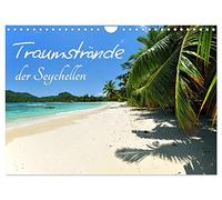 Traumstrände der Seychellen (Wandkalender 2026 DIN A4 quer), CALVENDO Monatskalender: Die schönsten Strände von Mahé, La Digue und Praslin