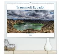 Traumwelt Ecuador (hochwertiger Premium Wandkalender 2026 DIN A2 quer), Kunstdruck in Hochglanz: Der Autor zeigt beeindruckende Bilder von Ecuadors Hochland, dem Nebelwald und den Galapagos-Inseln