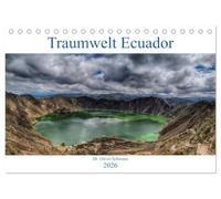 Traumwelt Ecuador (Tischkalender 2026 DIN A5 quer), CALVENDO Monatskalender: Der Autor zeigt beeindruckende Bilder von Ecuadors Hochland, dem Nebelwald und den Galapagos-Inseln