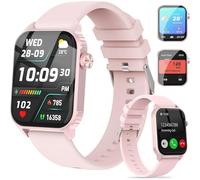 TRAUSI Smart Watch per donne e uomini, smartwatch HD da 1,8 pollici con 120 modalità sportive, monitoraggio della frequenza cardiaca/sonno, impermeabile IP67, controllo chiamate e musica Bluetooth per