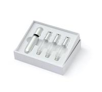 Travalo Set magnetico classico argento Atomizzatore per profumo ricaricabile