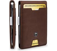 TRAVANDO Mens Slim Wallet with Money Clip AUSTIN RFID Blocking Bifold Credit Card Holder for Men with Gift Box