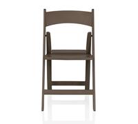 TRAVANO 1 confezione da 2 - Sedia pieghevole Marrone