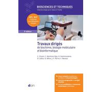 Travaux dirigés de biochimie, biologie moléculaire et bioinformatique