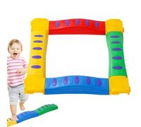 Trave di equilibrio per bambini | Ginnastica Balance Trave Giocattoli - Competenze motorie | Per 3-5 anni di età e ragazze, per esterni, giardino, sala giochi e scuola materna