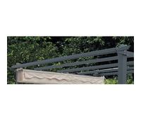 Trave di ricambio 30x50 mm lunghezza 284 cm per pergola 3x4 mt in alluminio