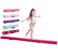 Trave ginnastica artistica per casa - 210/240/270/300 - Incredibile attrezzatura per l'equilibrio per i bambini a casa - Finta pelle scamosciata, schiuma EVA ad alta densità - cinghie per il trasporto