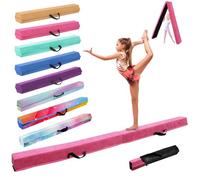 Trave Ginnastica Artistica per Casa 300/270/240 cm, SportBob Trave Pieghevole Ginnastica Portatile per Allenamento, Trave Equilibrio con Base In Gomma Antiscivolo per Bambini, Principianti e Ginnasti Professionisti