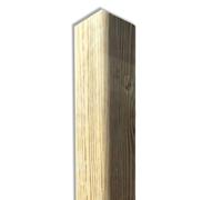 Trave in legno di pino nordico da 190 cm, sezione 9x9 cm, finitura piallata, impregnato in autoclave classe IV