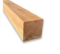 Trave in Legno Massiccio di Pino Nordico, Sezione Quadrata 9x9 cm, Lunghezza 3 m, color Naturale