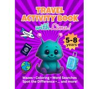 Travel Activity Book with Lima: Fun Travel Activities for Kids Ages 5-8