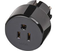 1508520 adattatore e invertitore Interno Nero, Adattatore presa Nero, Universale, Interno, Nero, 48 mm, 45 mm, 65 mm, Bulk