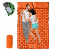 Travel Air Mattress- Inflatable Sleeping Pad, Waterproof Inflatable Camping Sleeping Pad, Foldable Camp Sleep Mat Travel Tent Gear, for Parks Hiking Backpacking Picnic Walking Climbing (#C,Double)