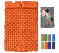 Travel Air Mattress, Waterproof Inflatable Camping Sleeping Pad, Inflatable 2 Person Sleeping Mat, Foldable Camp Sleeping Pad Travel Tent Gear for Hiking, Backpacking, Fishing (G)