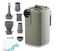 Travel Air Pump - 5x6x9cm Portable Electric Inflator | Rechargeable Mini Pump With Light | For Inflatables Floats Mattress Outdoor Home Travel Sports Beach Roadside