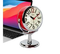 Travel Alarm Clock - Portable Cute Small Silent Decor, Small Alarm Clock for Bedside Styling, Premium Quality Ornament, School Travel Tool with Function, Nursery Dorm Set for Waking