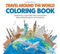 Travel Around the World Coloring Book