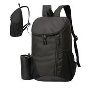 Travel Backpack - Lightweight Foldable 20L Rucksack, impermeabile da campeggio, Nero , Se référer au descriptif, riferimento alla descrizione