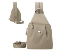 Travel Backpack Purse - Chic convertibile Anti-Theft Tote with Multiple Compartments for College Work Hiking Airplane Festivals Athletic Girls, Ampia capacità Bag per ogni giorno e uso esterno, cachi