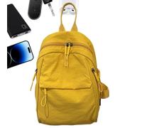 Travel Backpack - Scuola Backpack for Work, Durable Compartments with Comfortable Straps, large Capacity Luggage Bag for Commuting, College, Airplane, Hiking, Girls, Boys Use 11.81x9.06x5.91 Inches